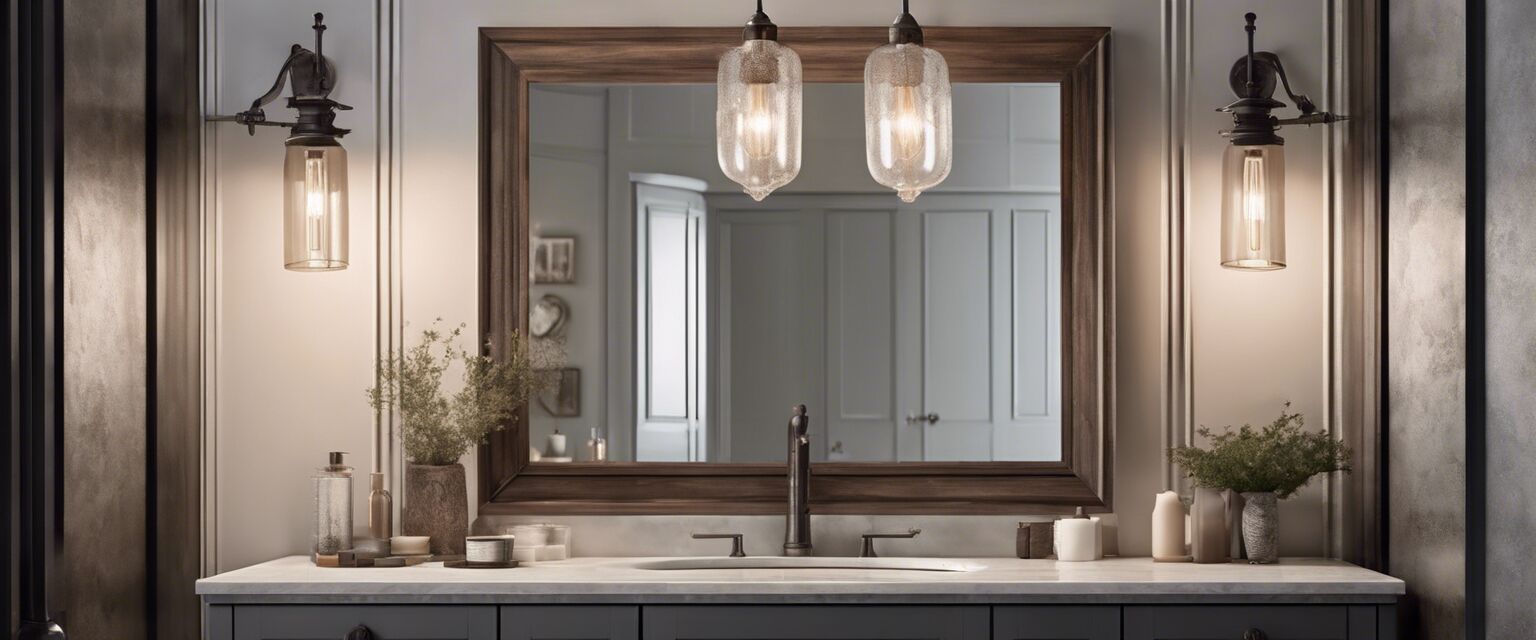 Different styles of bathroom vanity lighting