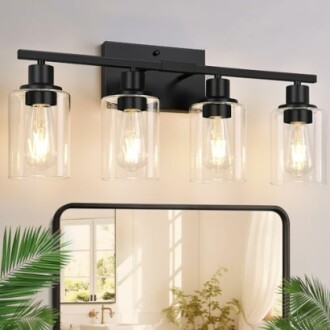 4-Light Bathroom Light Fixtures